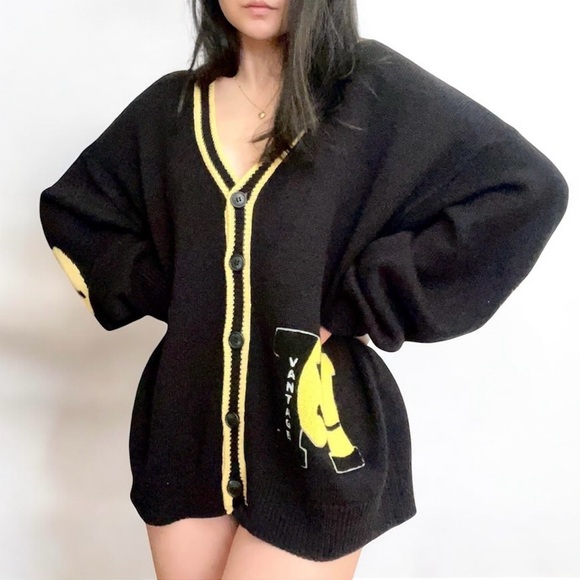 MAYBE CRAZY® MEN'S LOOSE KNIT CARDIGAN. - Picture 2 of 6